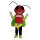 Red Head Firefly Mascot Costume Insect
