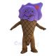 Purple Ice Cream Mascot Costume Food