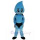 Happy Water Drop Superman Mascot Costume