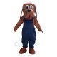 Brown Bloodhound Dog Mascot Costume Animal