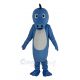 Blue Seahorse Mascot Costume Ocean
