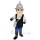 Conquistador Mascot Costume People with Silver Hat