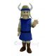 Viking Pirate in Navy Blue Clothes Mascot Costume