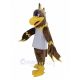 Brown and and Golden Hawk Mascot Costume Animal