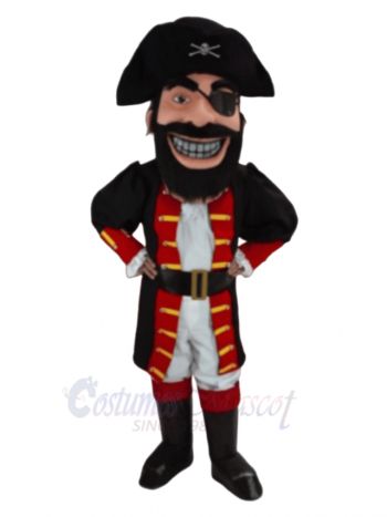 Redbeard Pirate Costume Mascot