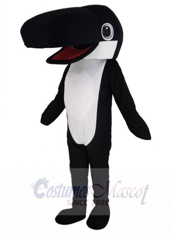 Black and White Killer Whale Mascot Costume Animal