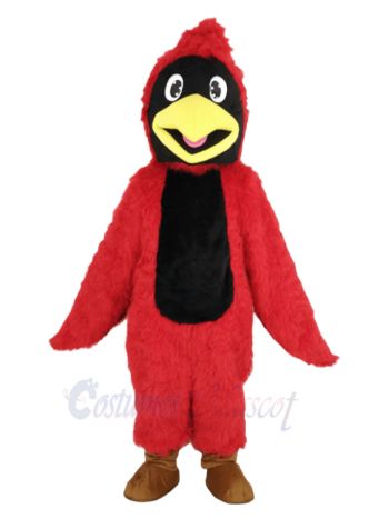 Red Cardinal Hawk Bird Mascot Costume Animal