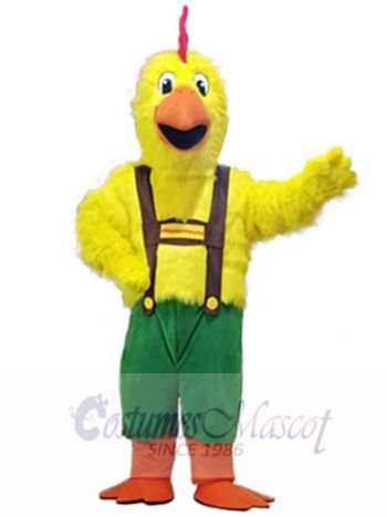 Cute Chicken Yodel Mascot Costume Animal