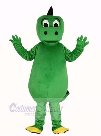 Funny Green Dinosaur Mascot Costume Animal