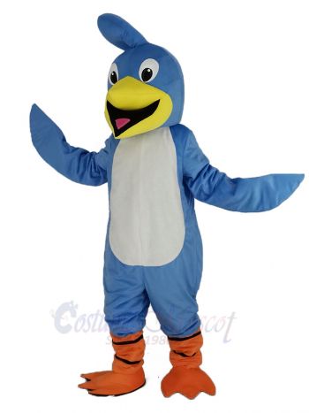 Light Blue Roadrunner Bird Mascot Costume Animal