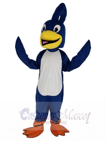 Royal Blue Roadrunner Bird Mascot Costume Animal