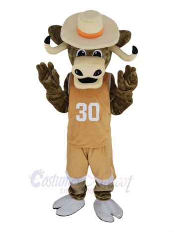 Lovely Texas Longhorns Bull Mascot Costume Animal