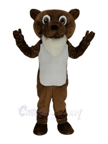 Corby Power Cat Cougar Mascot Costume Animal