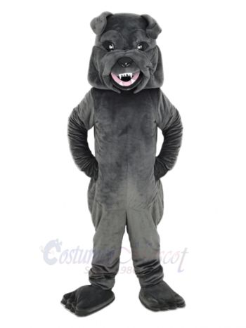 Black SharPei Dog Mascot Costume Animal