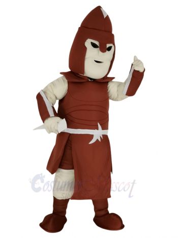 Red Titan Spartan Mascot Costume People