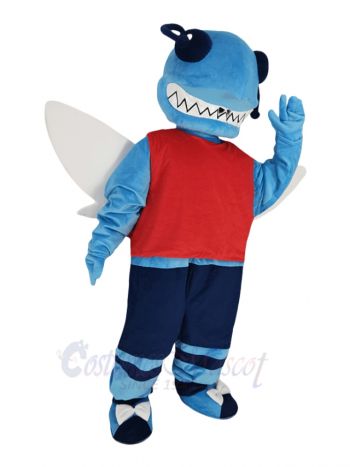 Big Blue Hornet Mascot Costume Insect