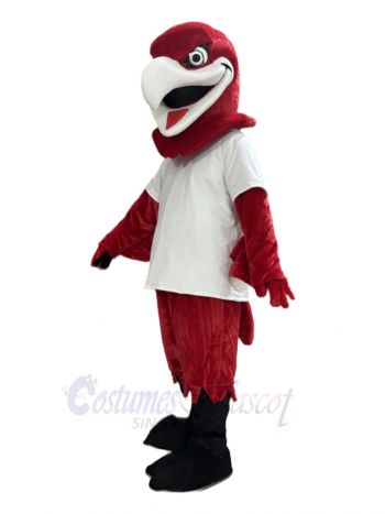 Fierce Red Eagle Bird Mascot Costume