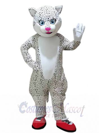 Snow Leopard Mascot Costume Animal