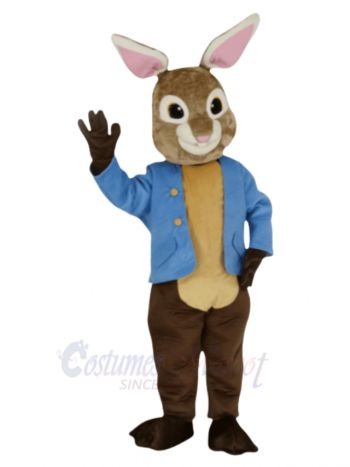 Friendly Peter Rabbit Mascot Costume Animal