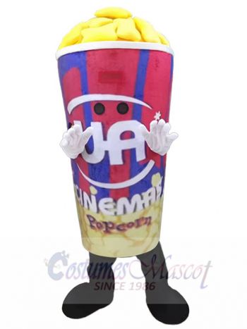 Tasty Popcorn Mascot Costume Food