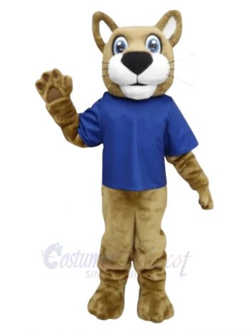 Friendly Wildcat Mascot Costume