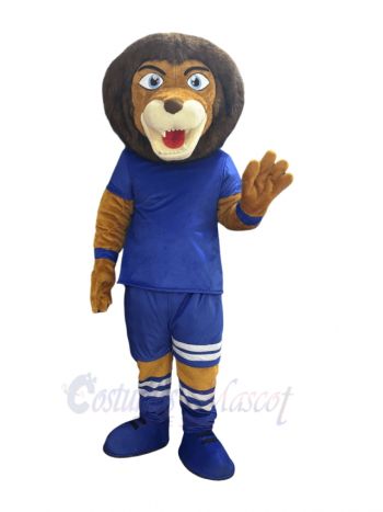 Football Player Lion Mascot Costume Animal