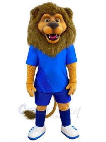 Happy Sport Lion Mascot Costume