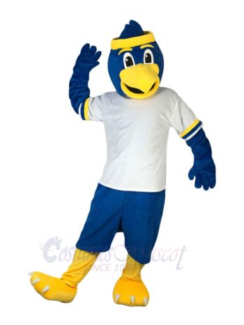 Sport Blue Bird Mascot Costume