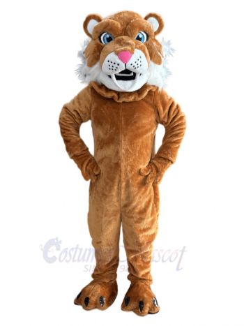 Strong Sabertooth Tiger Mascot Costume Animal