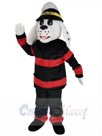 Sparky the Fire Dog Dalmatian Mascot Costume Animal