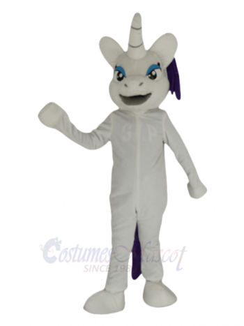Pony Horse with Purple Mane Mascot Costume Animal