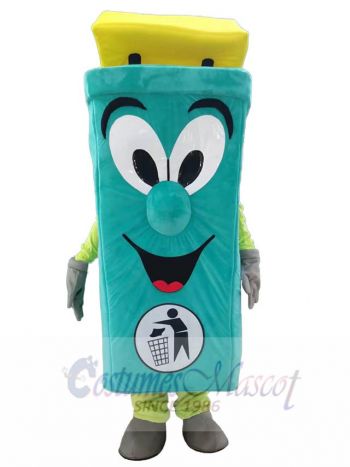 Green Environment Protection Waste Ash Bin Mascot Costume