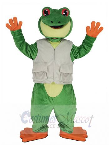 Green Tree Frog Mascot Costume Animal