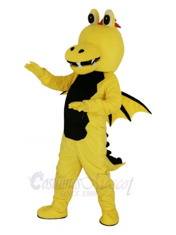 Yellow Thorn Dragon Mascot Costume Animal