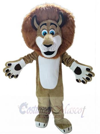 Alex The Lion Mascot Costume Animal