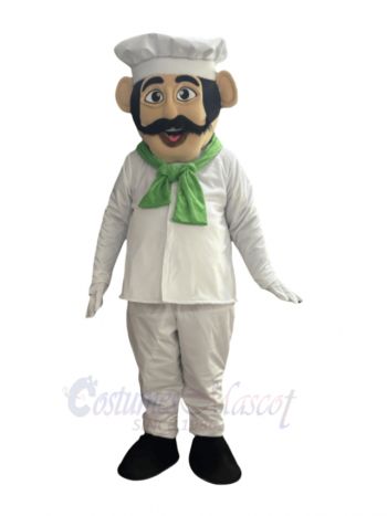 Happy Chef Man Mascot Costume