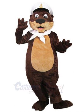 Cute Otter Mascot Costume