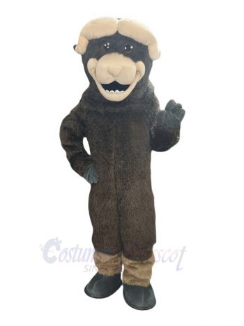 Strong Muskox Mascot Costume